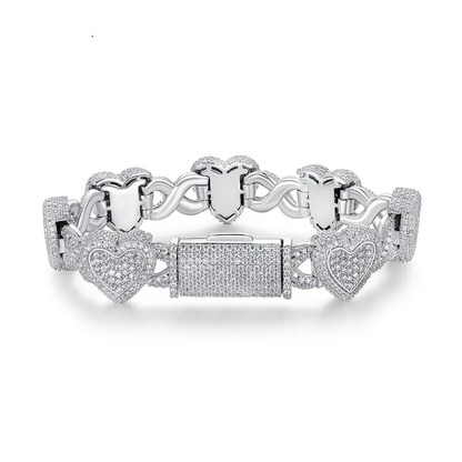 Pulsera de corazones