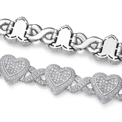 Pulsera de corazones